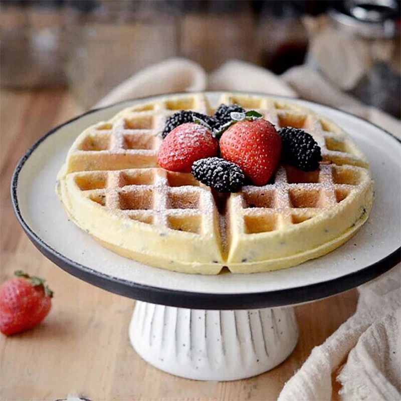 Electric Griddle Pancake - 220V Flip Waffle Maker Round Pancake