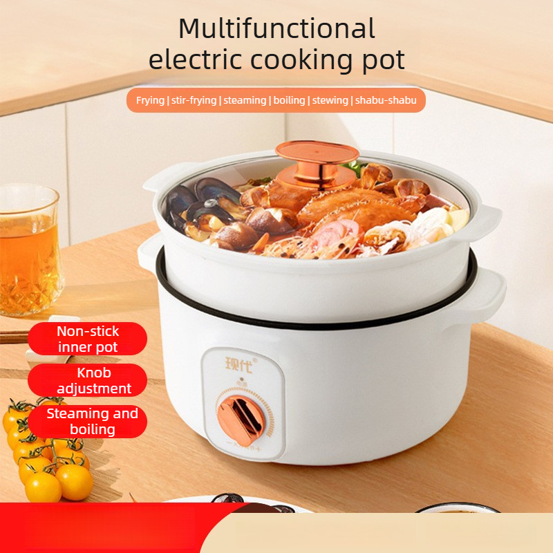Kitchen Appliances For Cooking - Multifunctional Mini Electric Hot Pot Portable