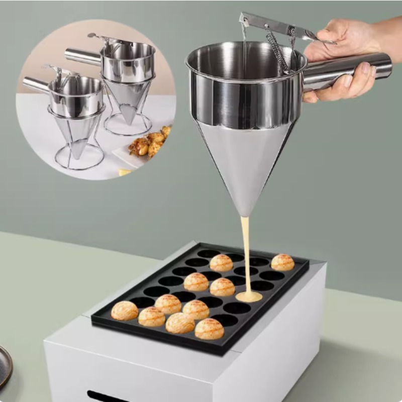 Kitchen Appliances On Sale - 600/1200ML Stainless Steel Liquid Funnel Dispenser,