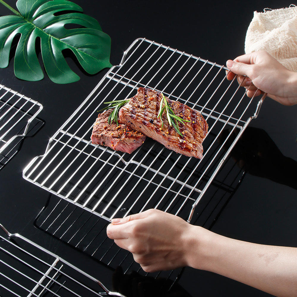 Kitchen Appliances On Sale - Stainless Steel Barbecue Mesh Mat Reusable