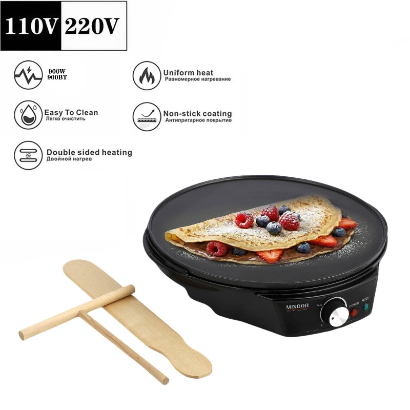 110V Electric Crepe Pan Pancak - Electric Griddle Pancake ulasan dan harga