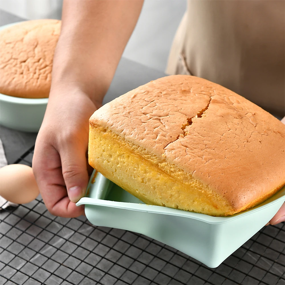 1/4Pcs Silicone Square Cake Mo - Kitchen Appliances On Sale ulasan dan harga