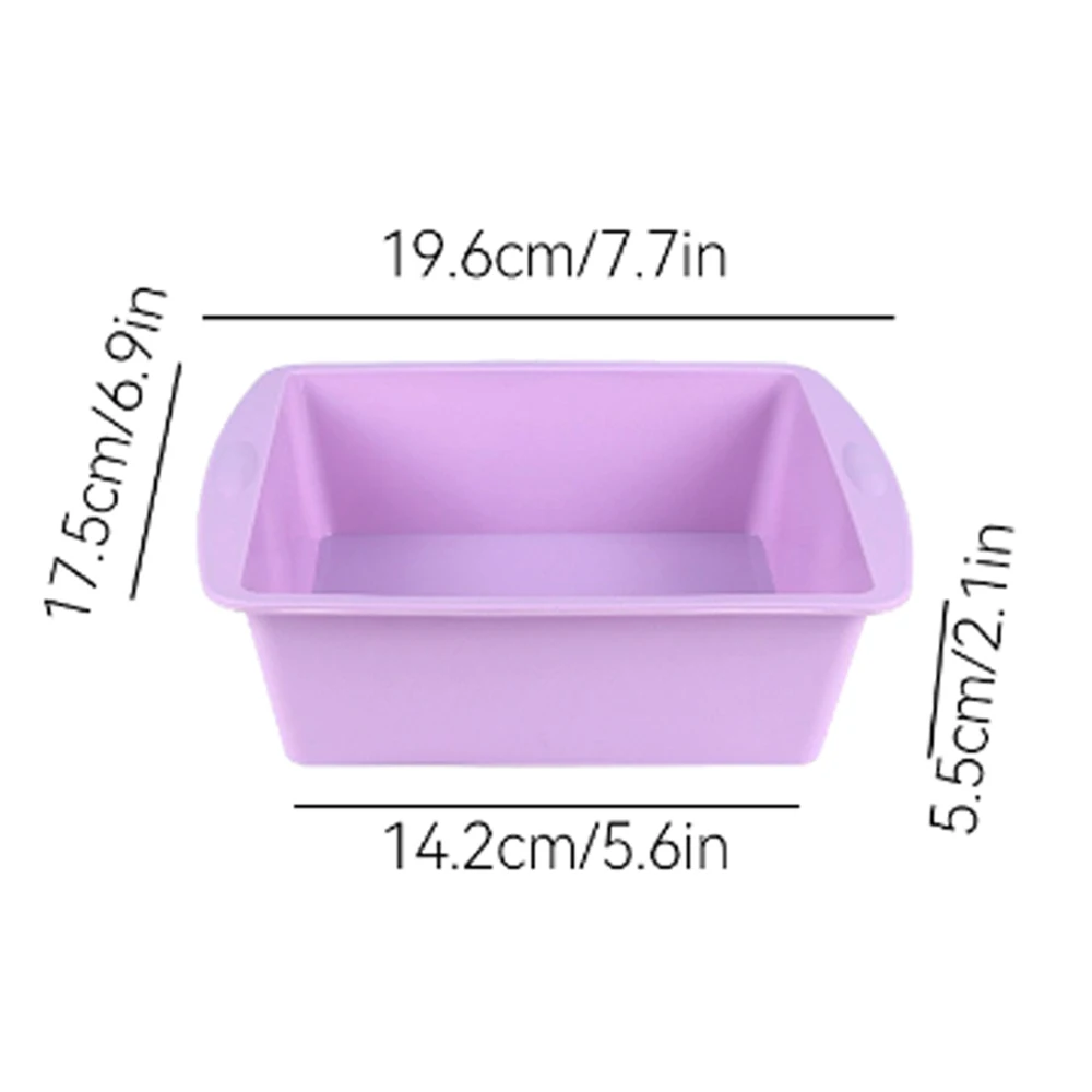 1/4Pcs Silicone Square Cake Mo - Kitchen Appliances On Sale ulasan dan harga