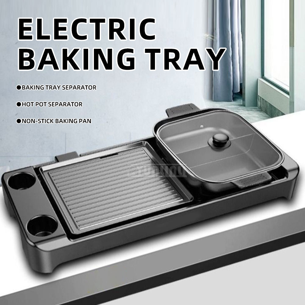 Electric Barbecue Hotpot Stove - Kitchen Appliances For Cooking ulasan dan harga