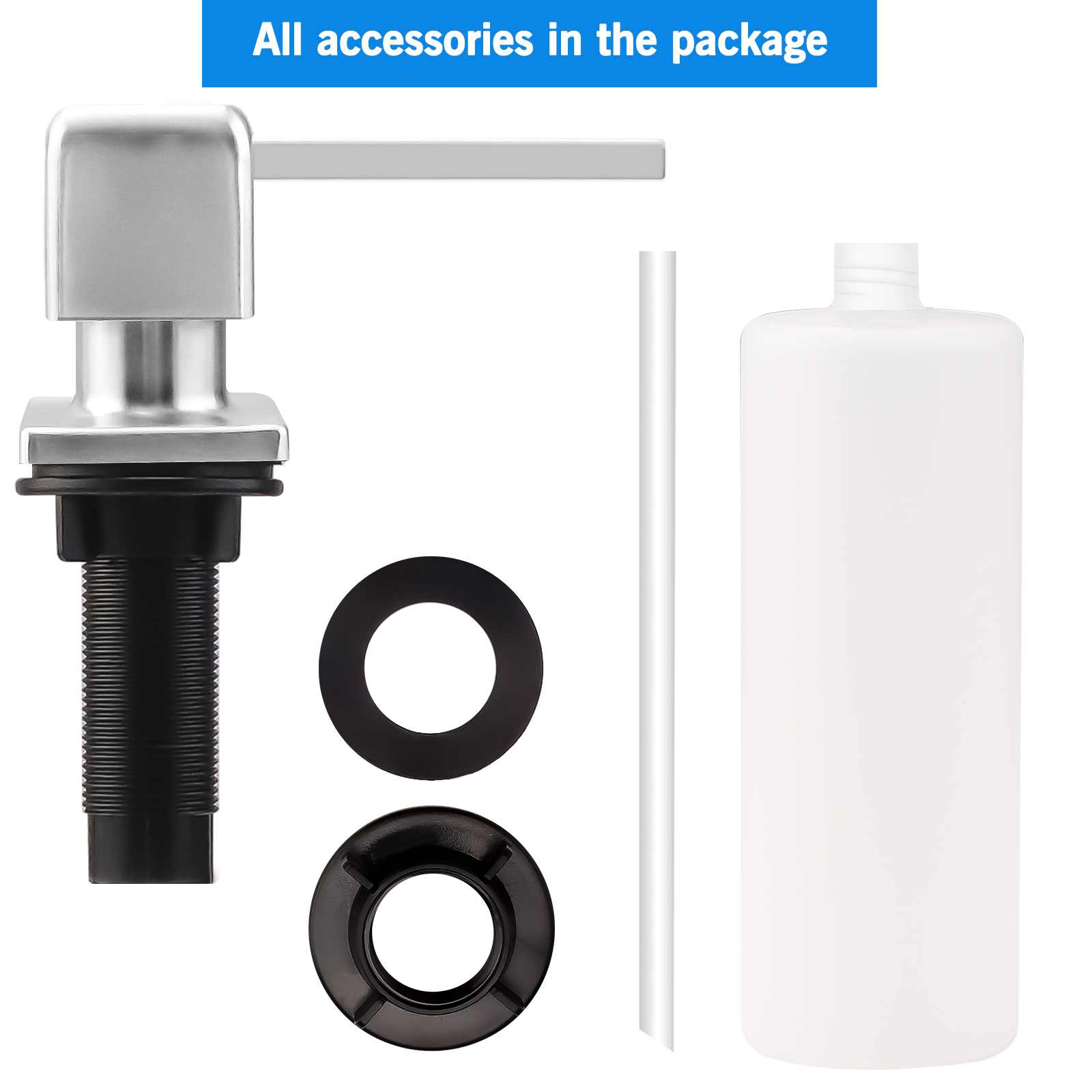 Nickel/Black/Gold Soap Dispens - Kitchen Appliances Built In ulasan dan harga