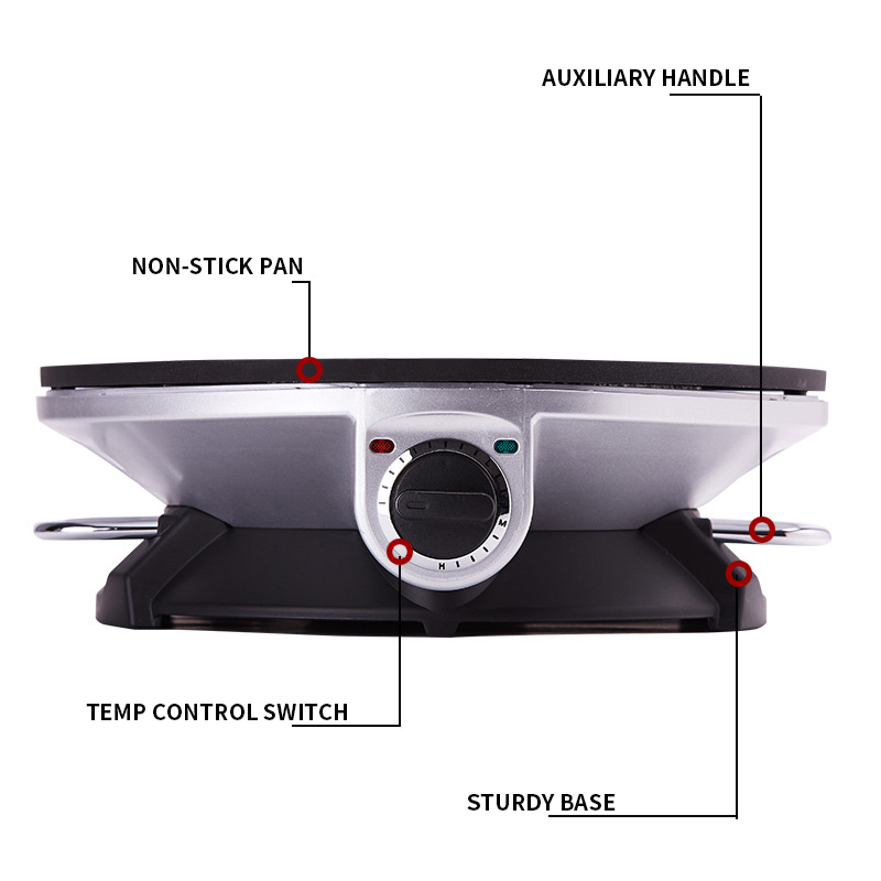 Crepe Maker Home Pancake Pan 3 - Electric Griddle Pancake ulasan dan harga