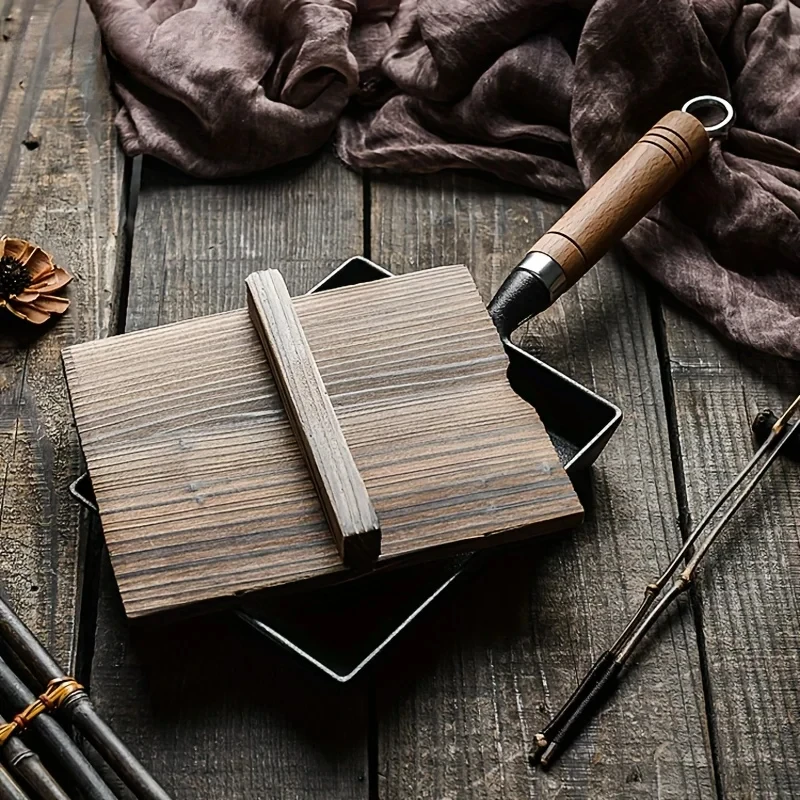 1Pc Japanese Cast Iron Pan Fry - Electric Griddle Pancake ulasan dan harga