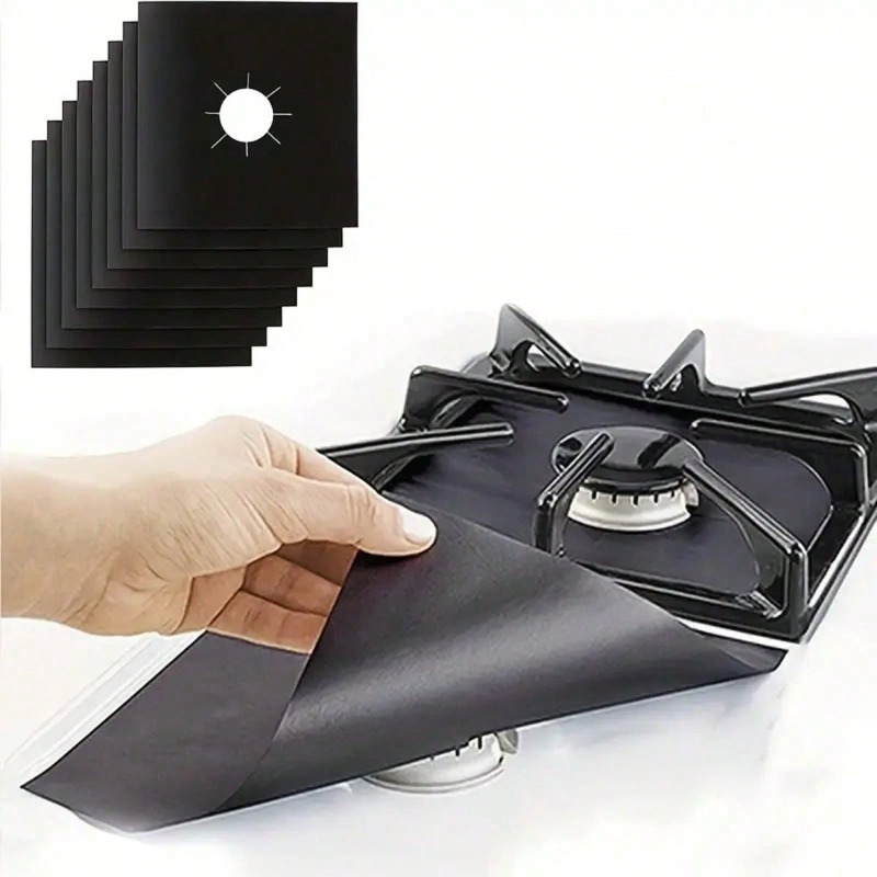 2/4/6/8 Pcs Gas Stove Protecto - Kitchen Appliances Gas Stove ulasan dan harga