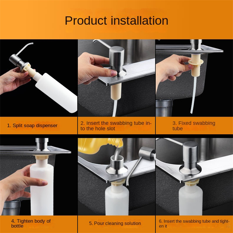 350ml Kitchen Dish Soap Dispen - Kitchen Appliances Built In ulasan dan harga