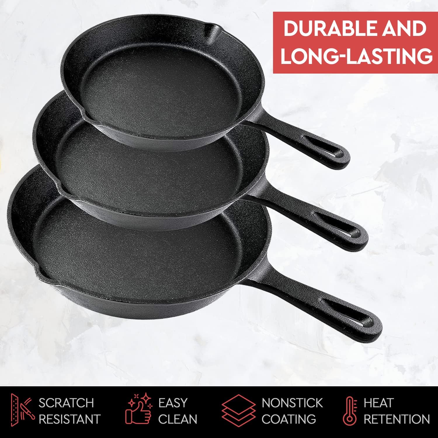 14/16/20cm Cast Iron Frying Pa - Electric Griddle Pancake ulasan dan harga