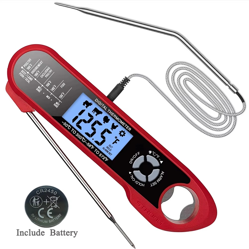 Meat Thermometer Dual-Probe Di - Kitchen Appliances For Cooking ulasan dan harga