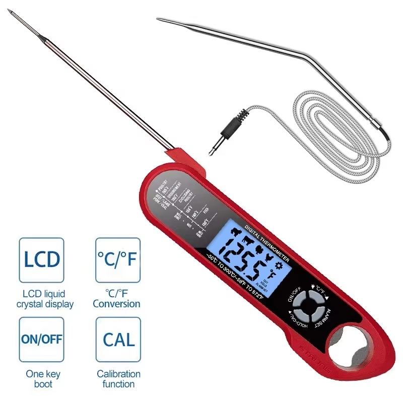 Meat Thermometer Dual-Probe Di - Kitchen Appliances For Cooking ulasan dan harga