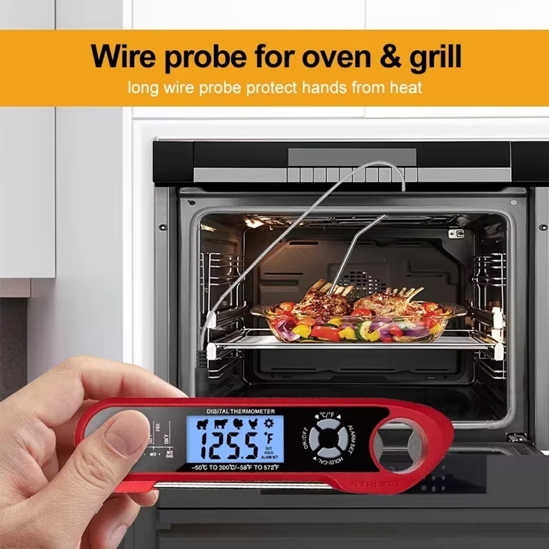 Meat Thermometer Dual-Probe Di - Kitchen Appliances For Cooking ulasan dan harga