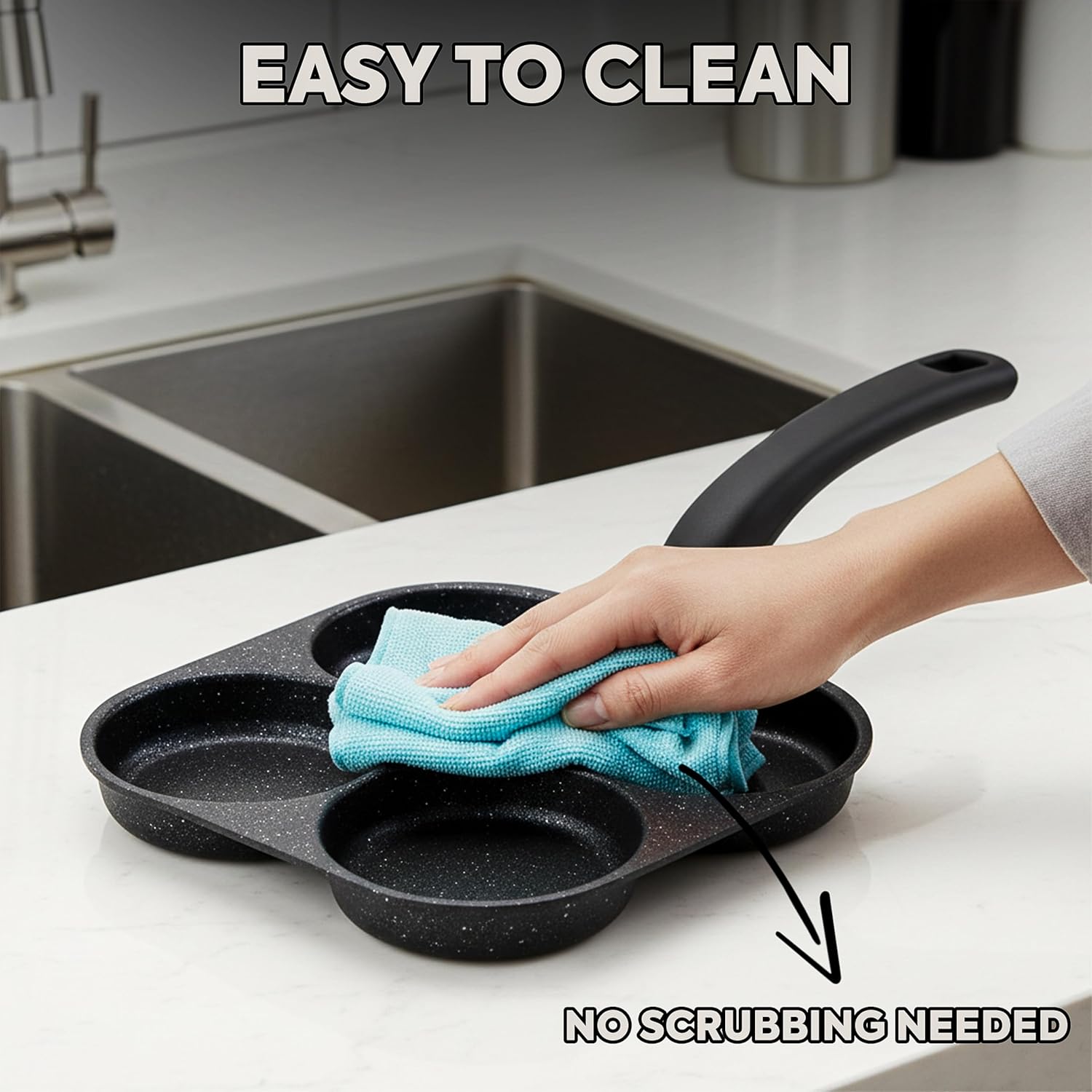 Egg Frying Pan Nonstick Pancak - Electric Griddle Pancake ulasan dan harga